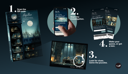 Puzzle poster english. How to