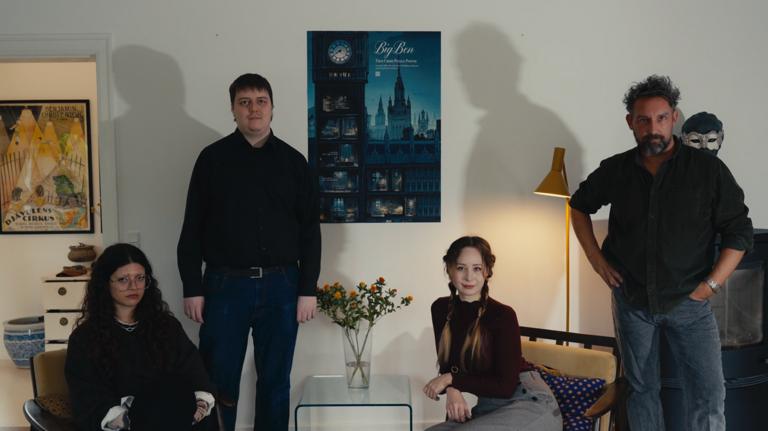 Puzzle poster. Meet the team